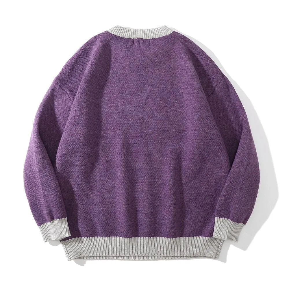 Character Jacquard Sweater – High Street Fashion Statement