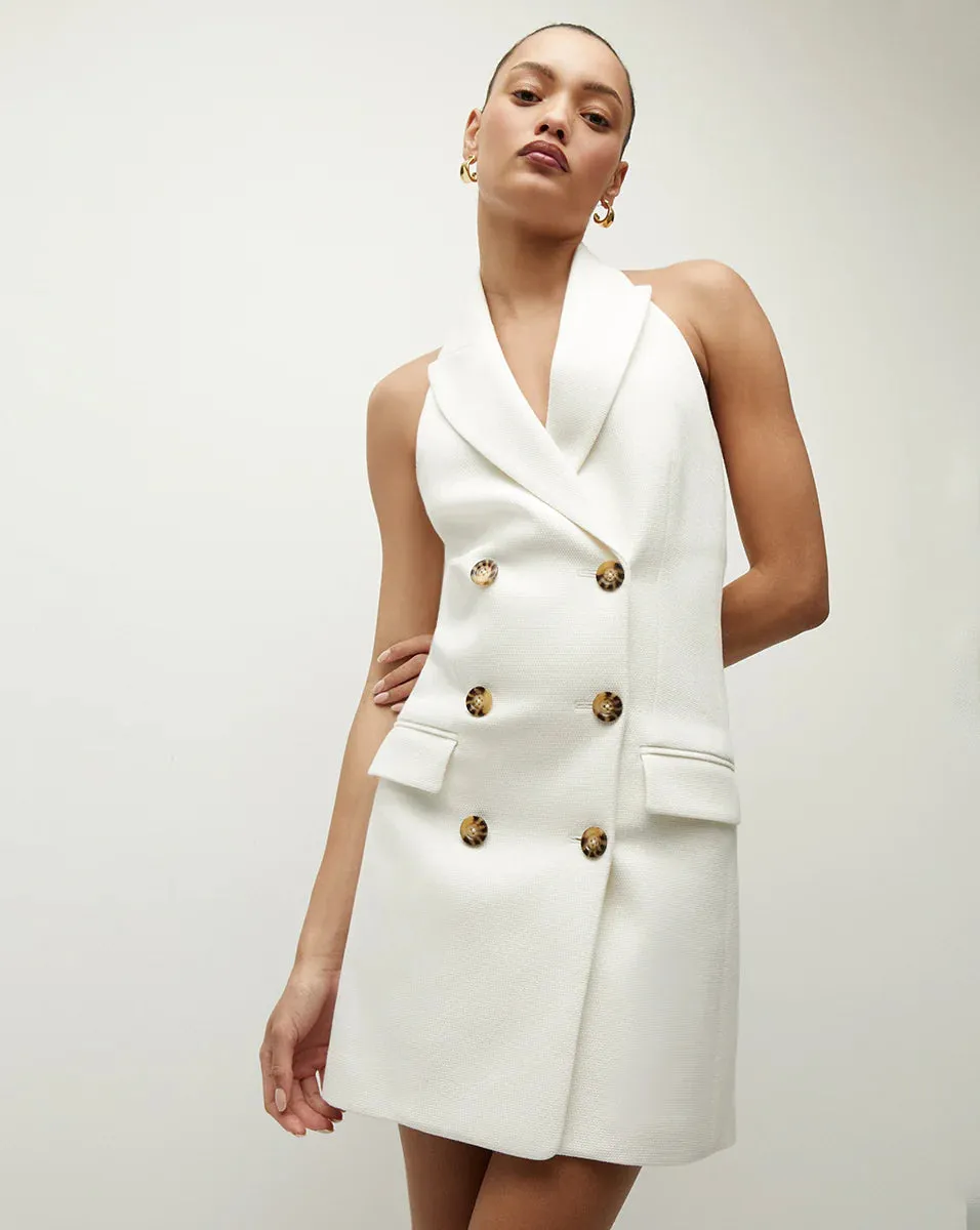Claridge Blazer Dress - Off White