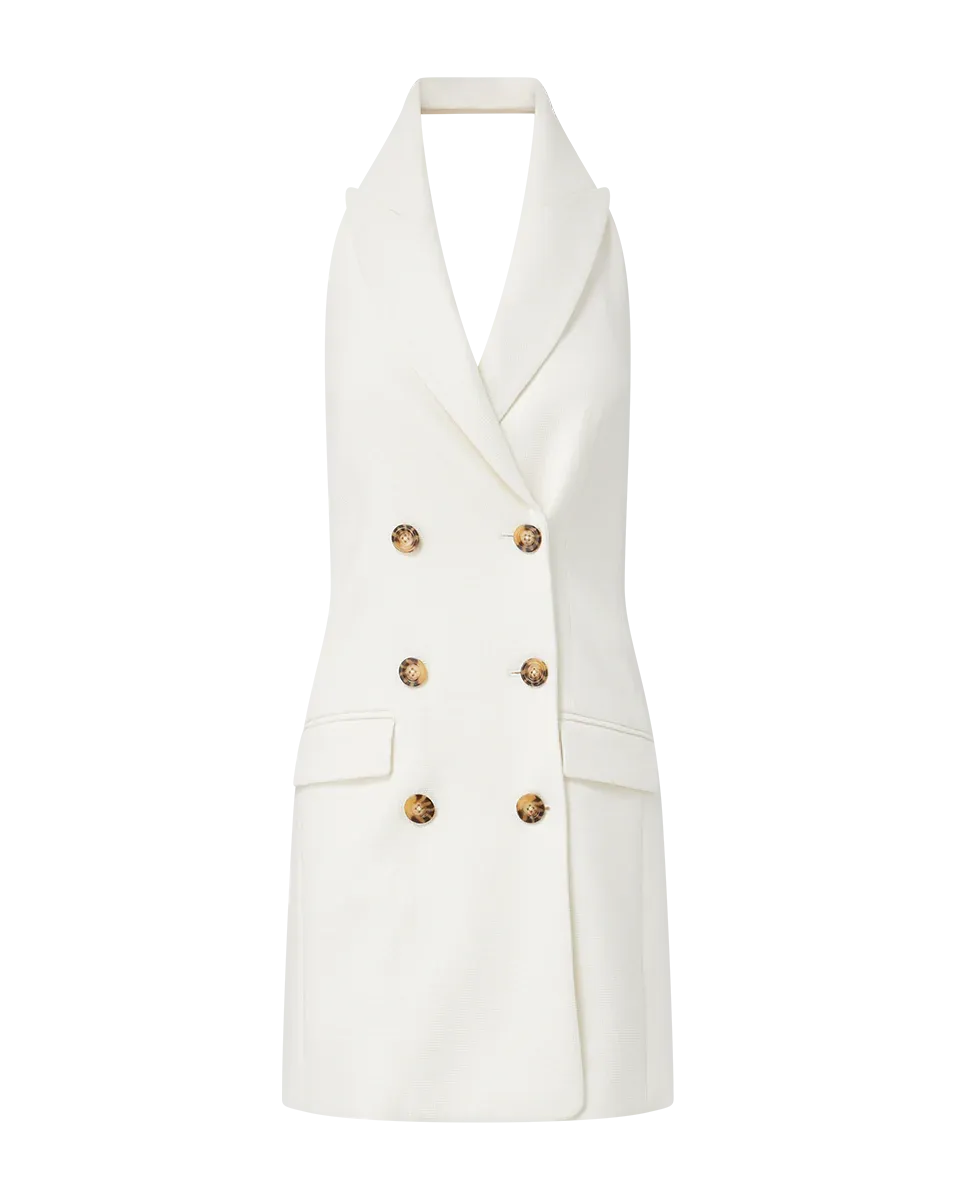 Claridge Blazer Dress - Off White