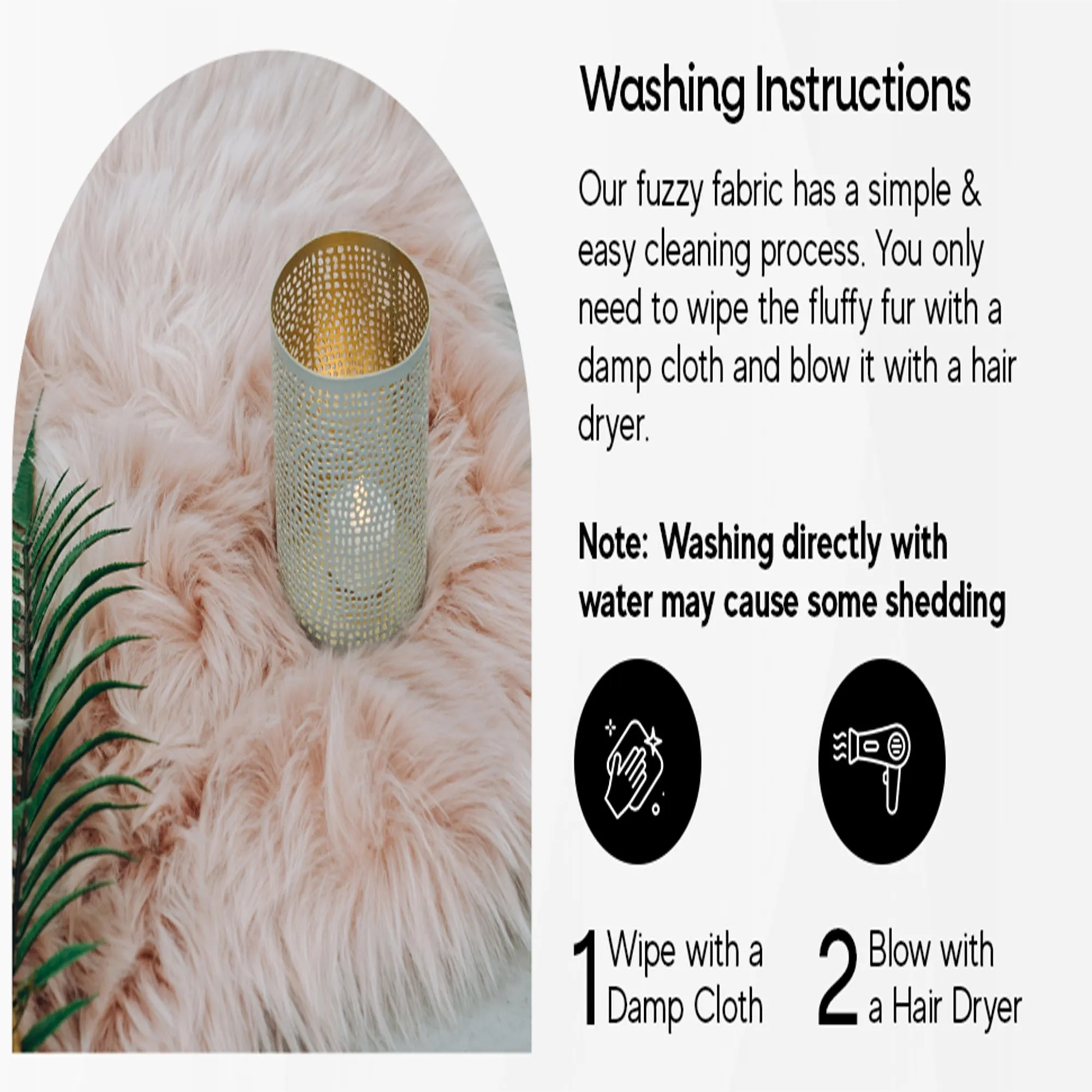 FabricLA Mohair Shaggy Faux Fur Fabric - Pre Cut Strips | Trim Ribbon | DIY Craft, Hobby, Costume, Decoration - Olive