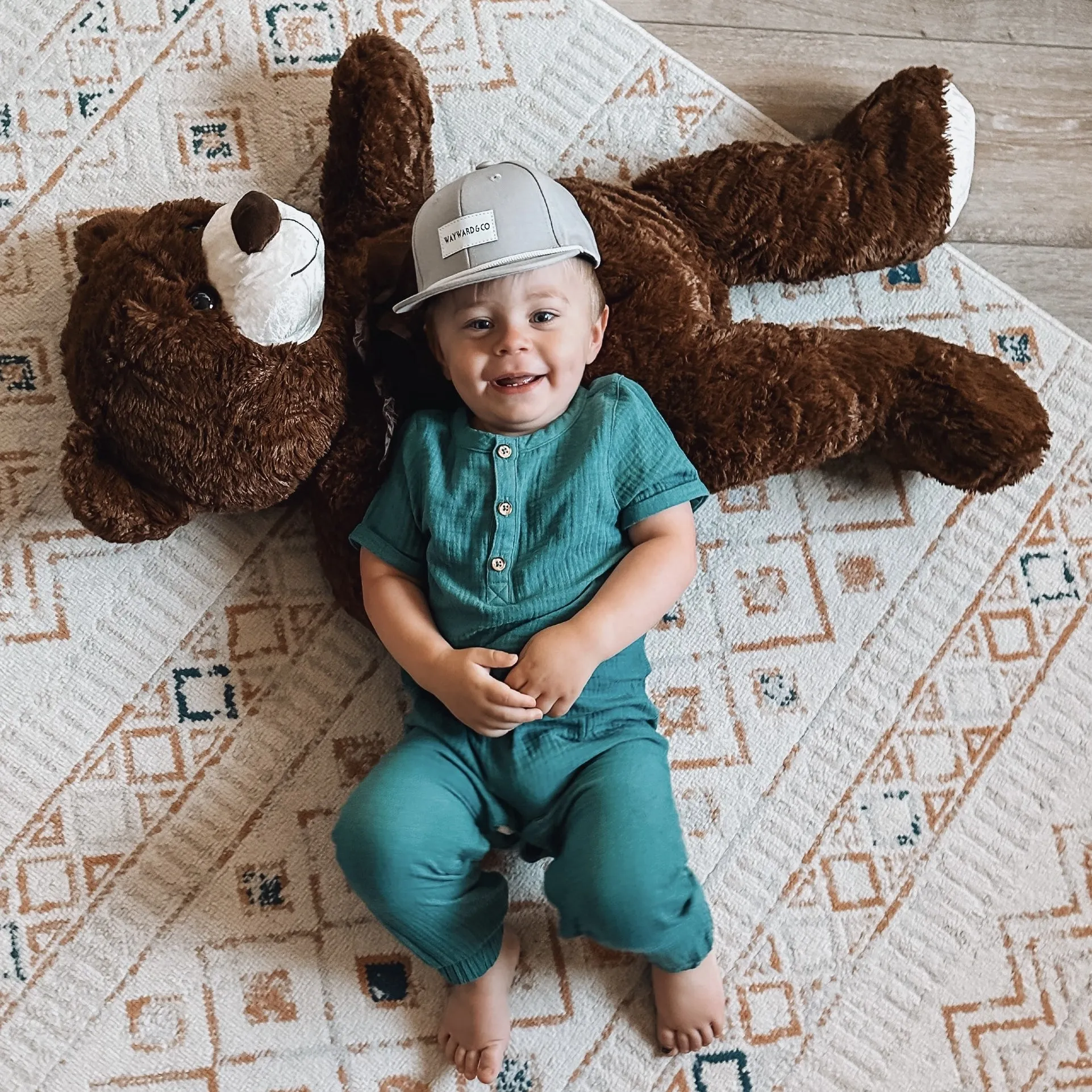 Giant Teddy Bear Plush Toy, Multicolor, 35.4/51 Inches