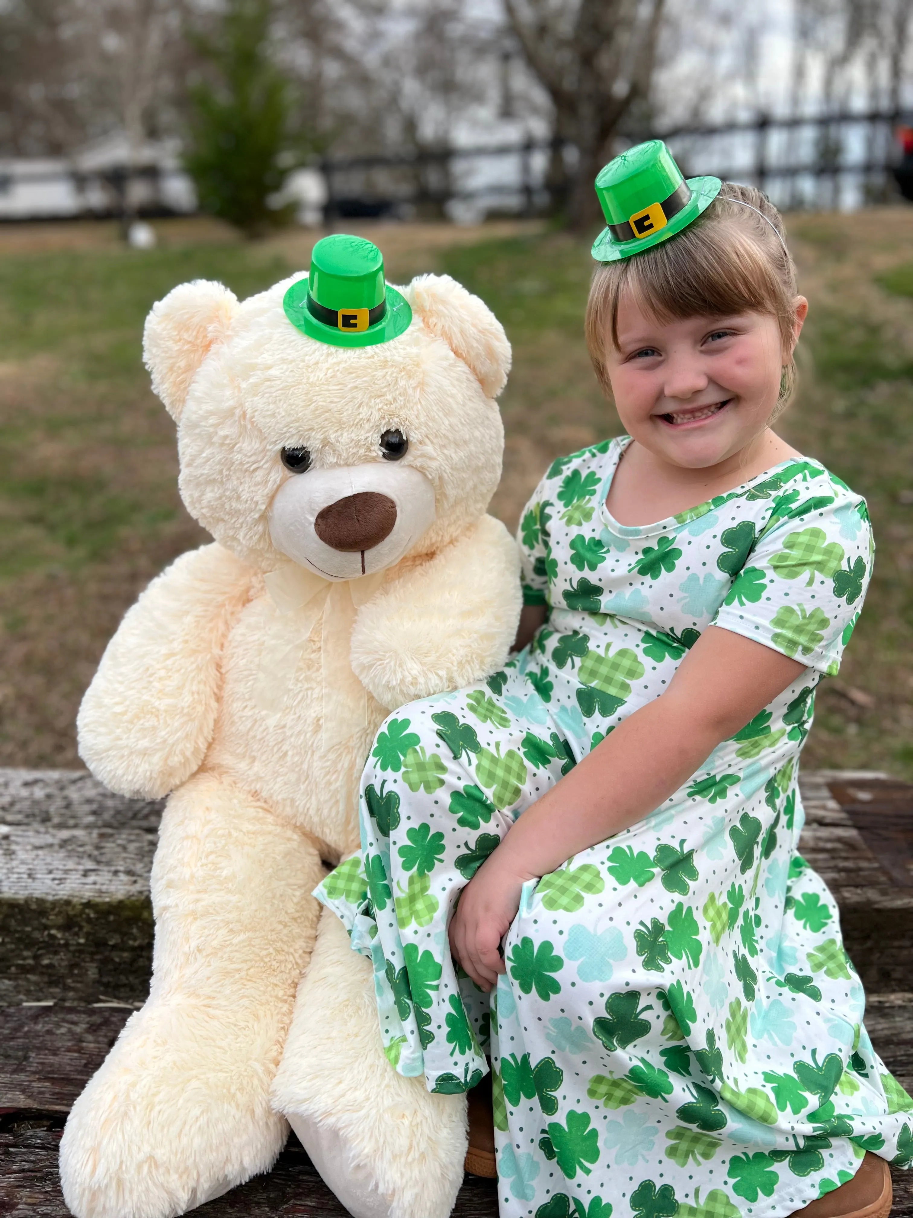 Giant Teddy Bear Plush Toy, Multicolor, 35.4/51 Inches