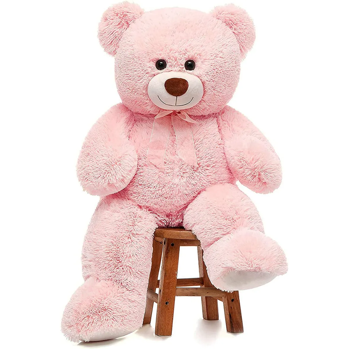 Giant Teddy Bear Plush Toy, Multicolor, 35.4/51 Inches