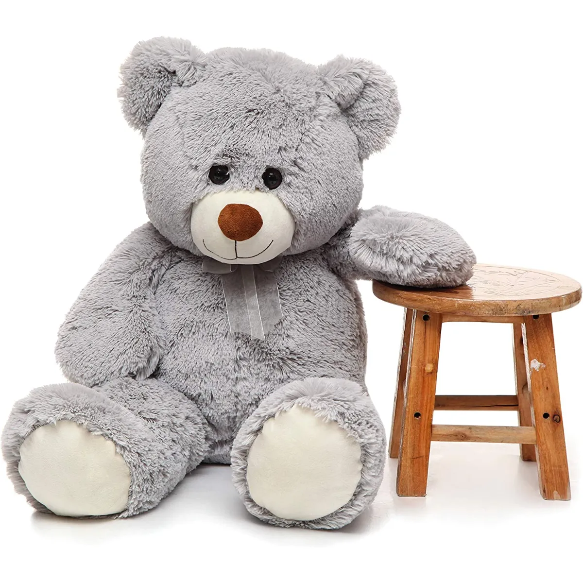 Giant Teddy Bear Plush Toy, Multicolor, 35.4/51 Inches
