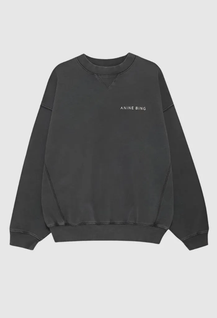 Jaci Sweatshirt Twisted Snake - Washed Black