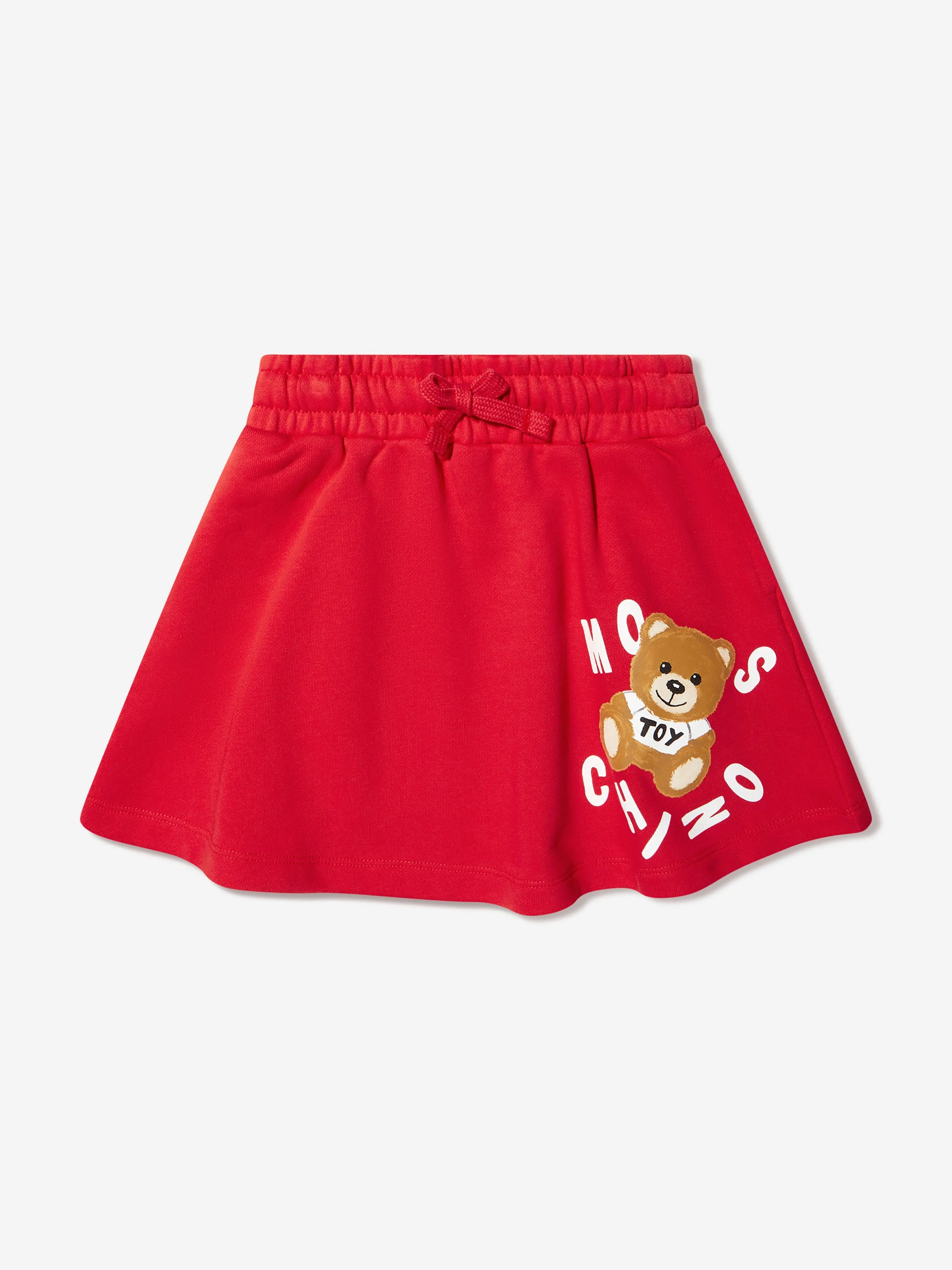 Moschino Girls Teddy Logo Skirt in Pink