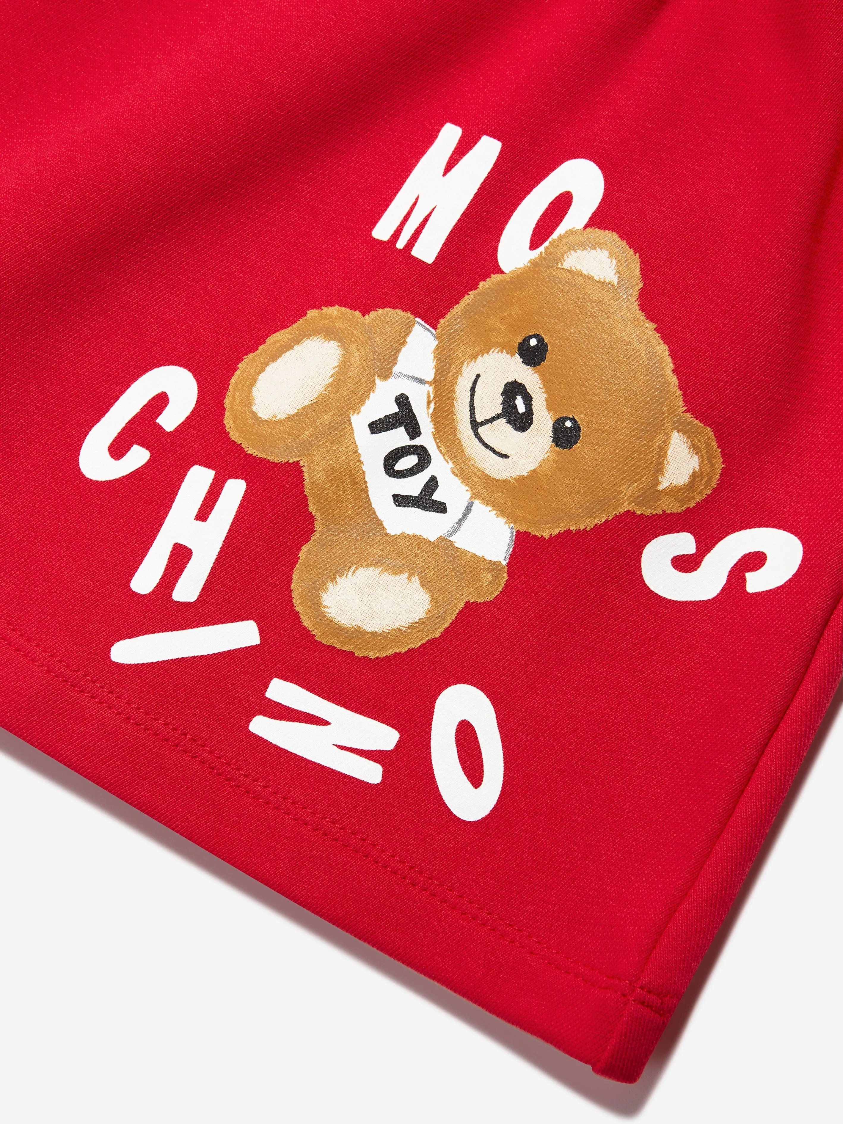 Moschino Girls Teddy Logo Skirt in Pink