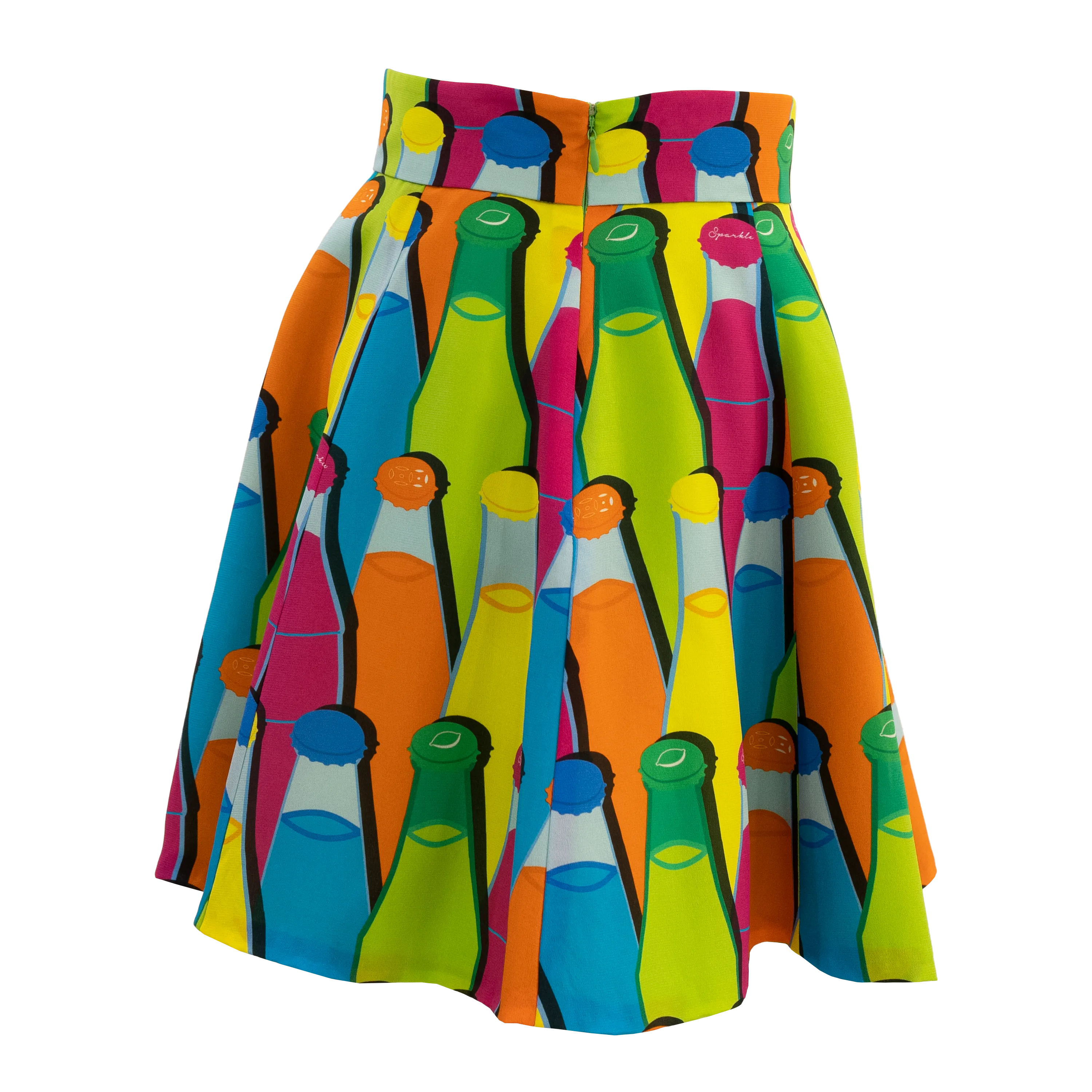【SODA POP】100% Silk SODA POP Silk Mini Skirt (香港士多) (汽水情緣)