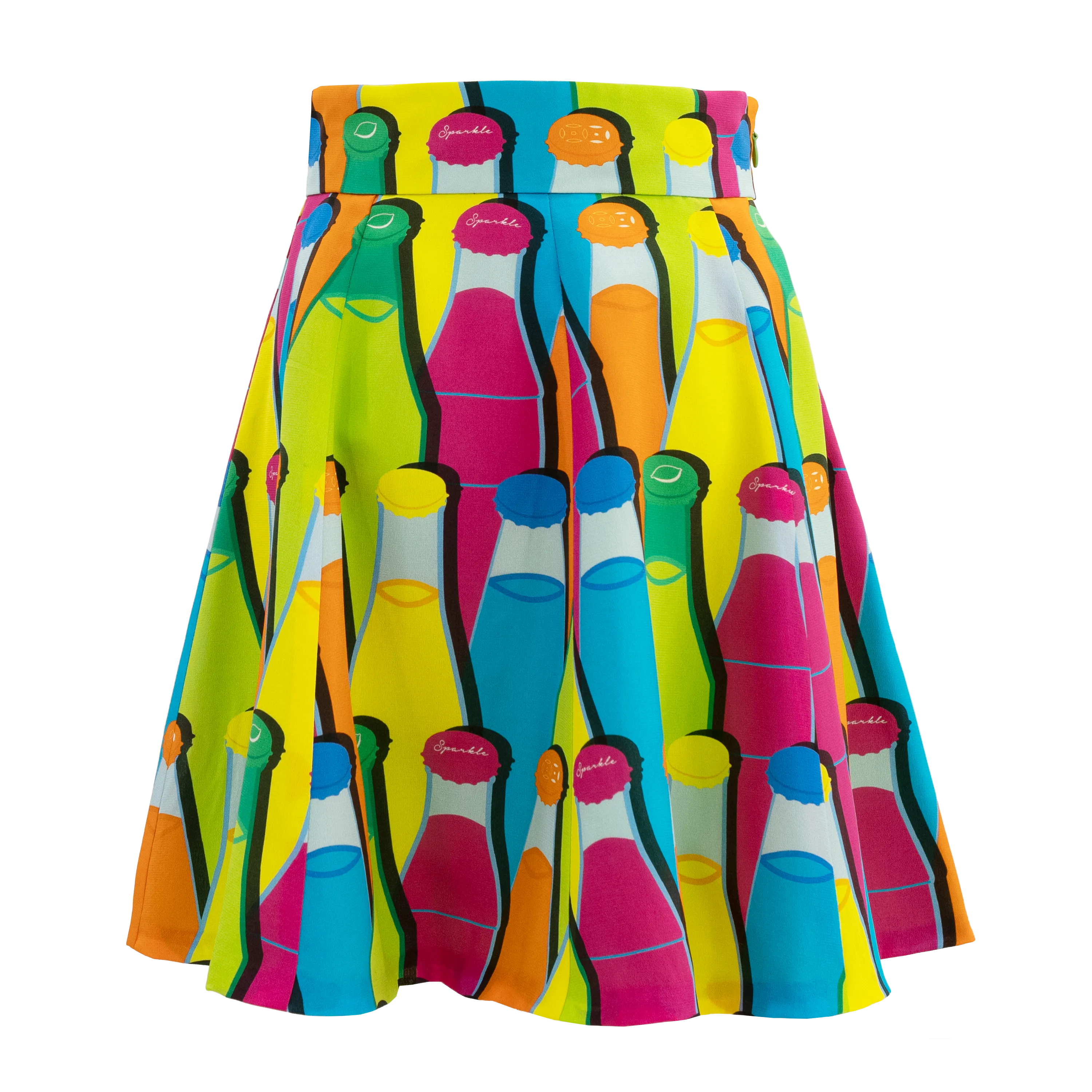 【SODA POP】100% Silk SODA POP Silk Mini Skirt (香港士多) (汽水情緣)