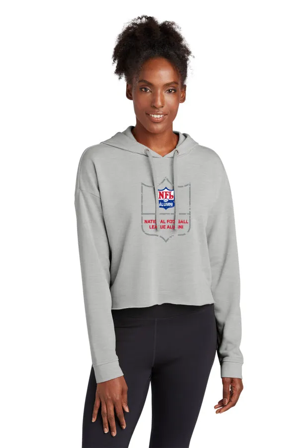 Sport-Tek ® Ladies PosiCharge ® Tri-Blend Wicking Fleece Crop Hooded Pullover - Shield