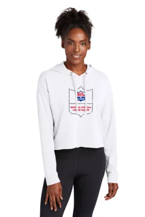 Sport-Tek ® Ladies PosiCharge ® Tri-Blend Wicking Fleece Crop Hooded Pullover - Shield
