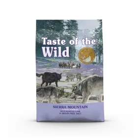 Taste of the Wild Dog Sierra Mountain Lamb Dry Food 2kg {)_(}